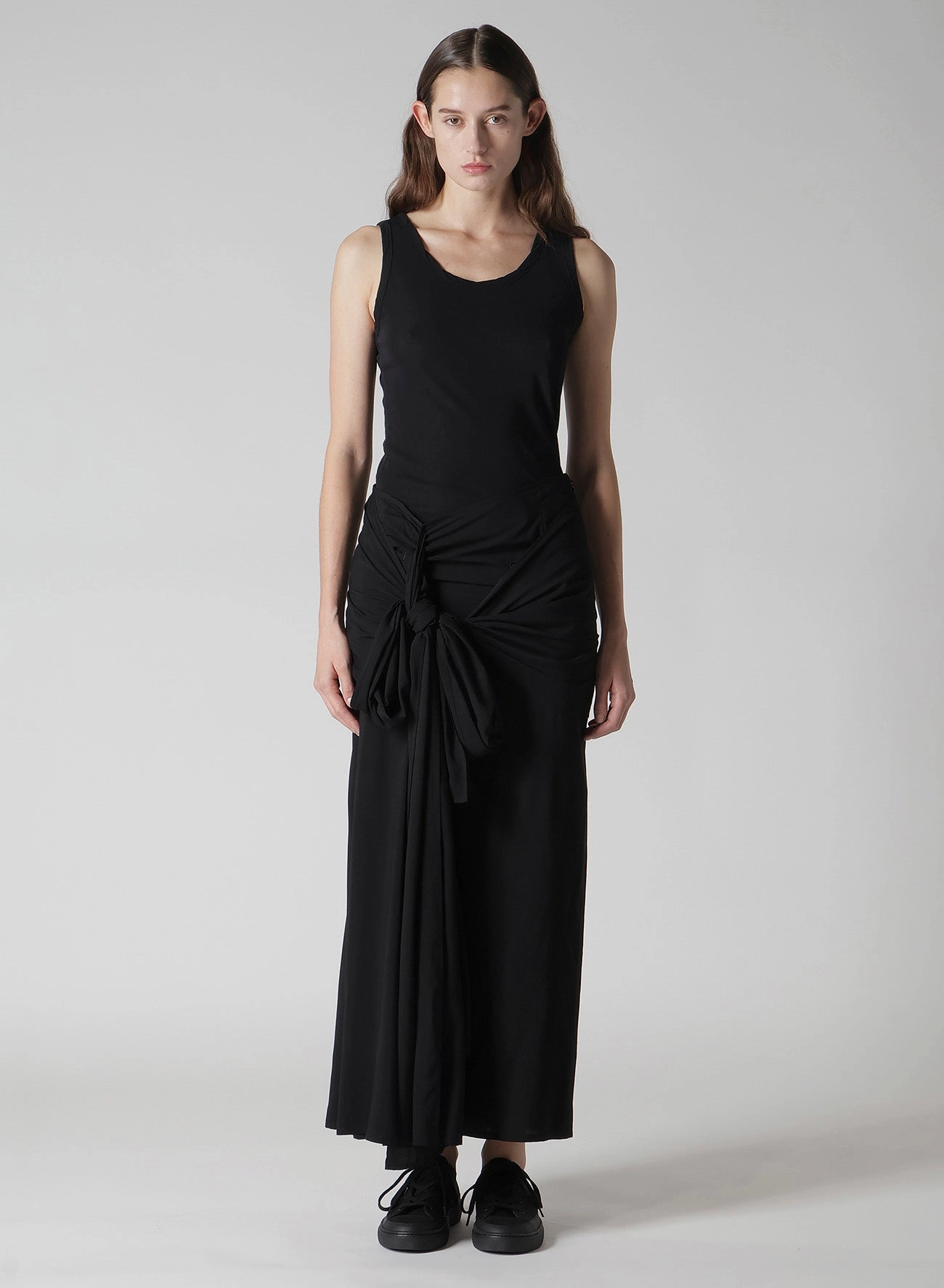 Ry LAWN R FRONT KNOT DETAIL SKIRT Relax Mode Smooth Fit