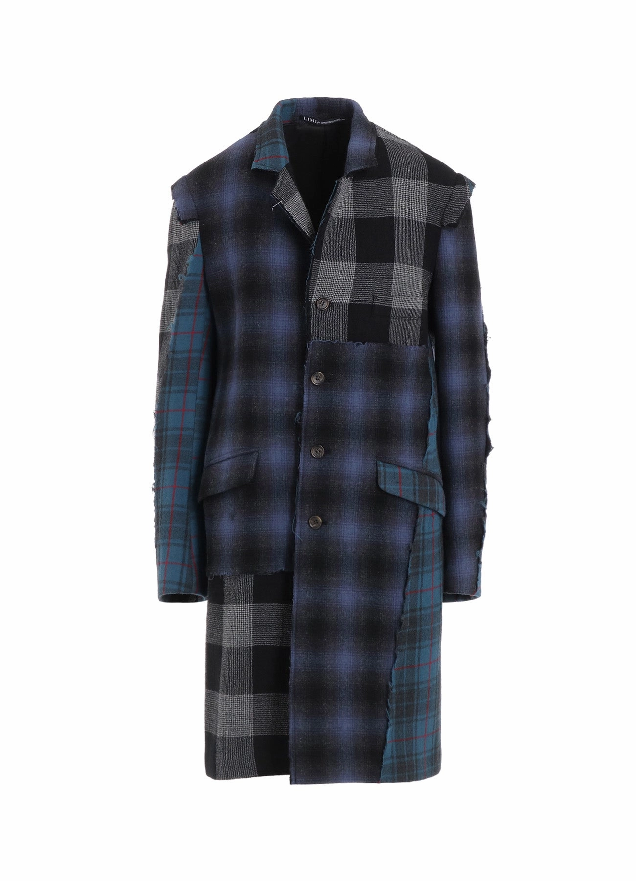 All weather MULTI PLAID B TAILORED COAT