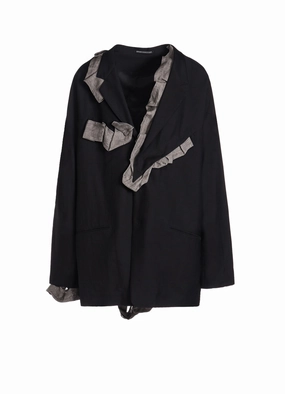 W/RY HARD TWISTED GABARDINE BACK PT JACKET Patched