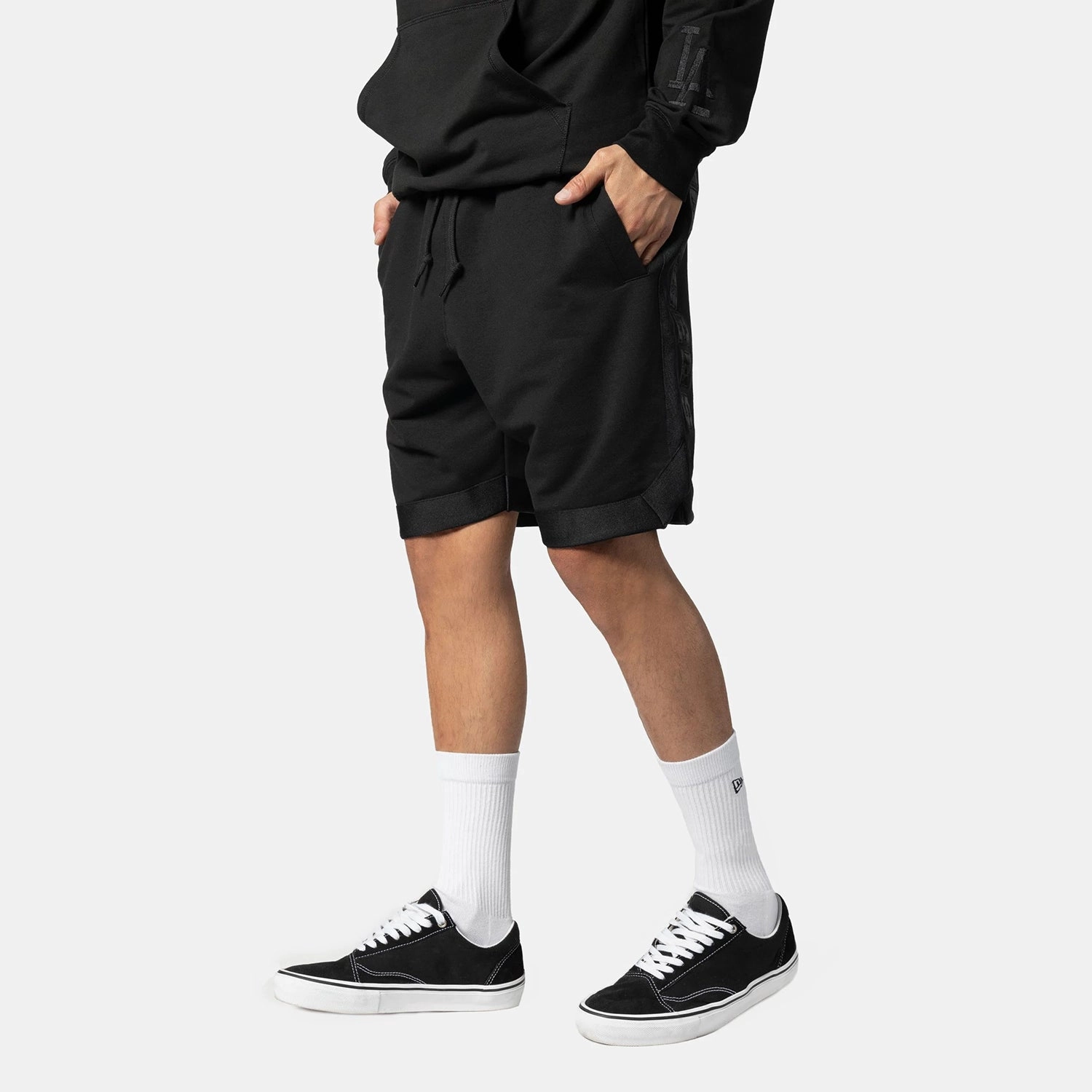 Dodgers Triple Black Shorts - Mens surfing gear