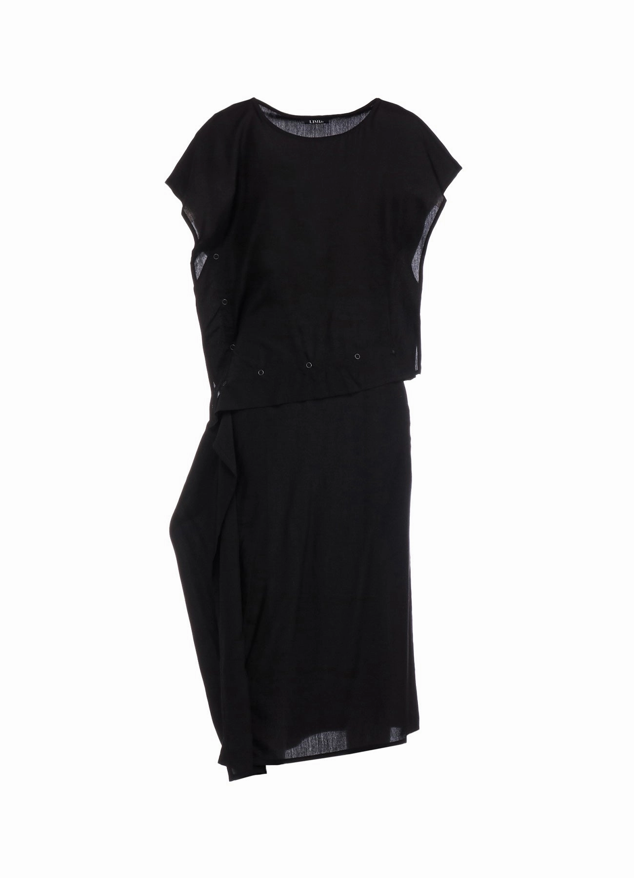 POPLIN SNAP DRESS Lightweight Piece Contemporary Wear