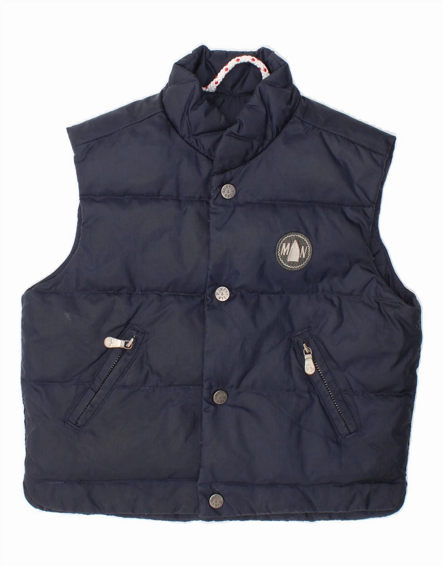 MURPHY & NYE Baby Boys Padded Gilet 12-18 Months Small Navy Blue Polyamide Urban
