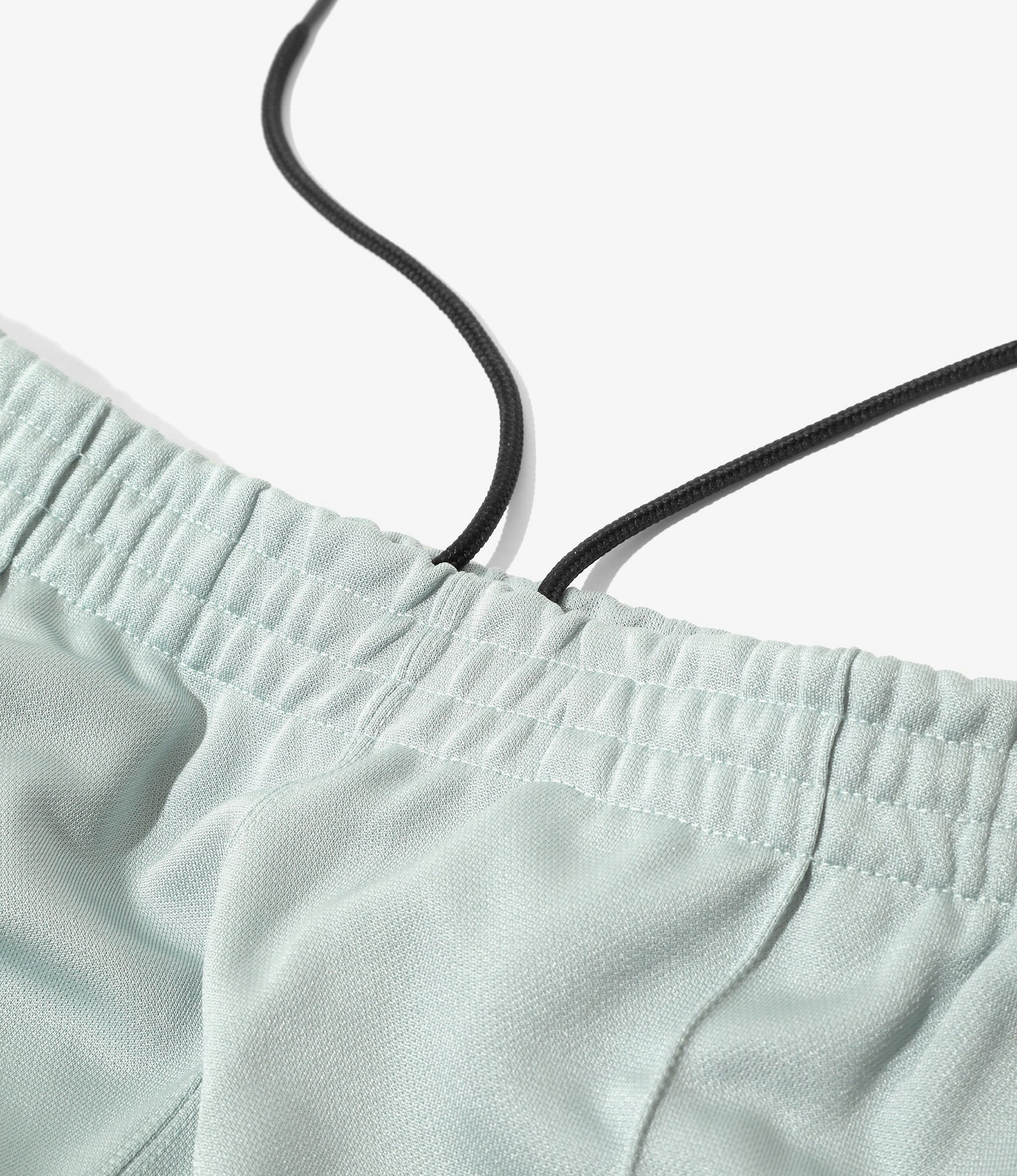 HighRiseWaistband Everyday Style Narrow Track Pant ?C Sax Blue Smooth Polyester