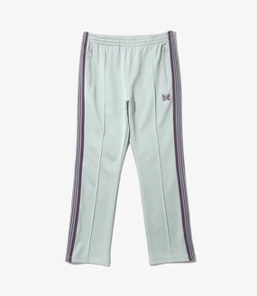 Narrow Track Pant ?C Sax Blue Smooth Polyester Flexible Comfort Pocket Reinforcement