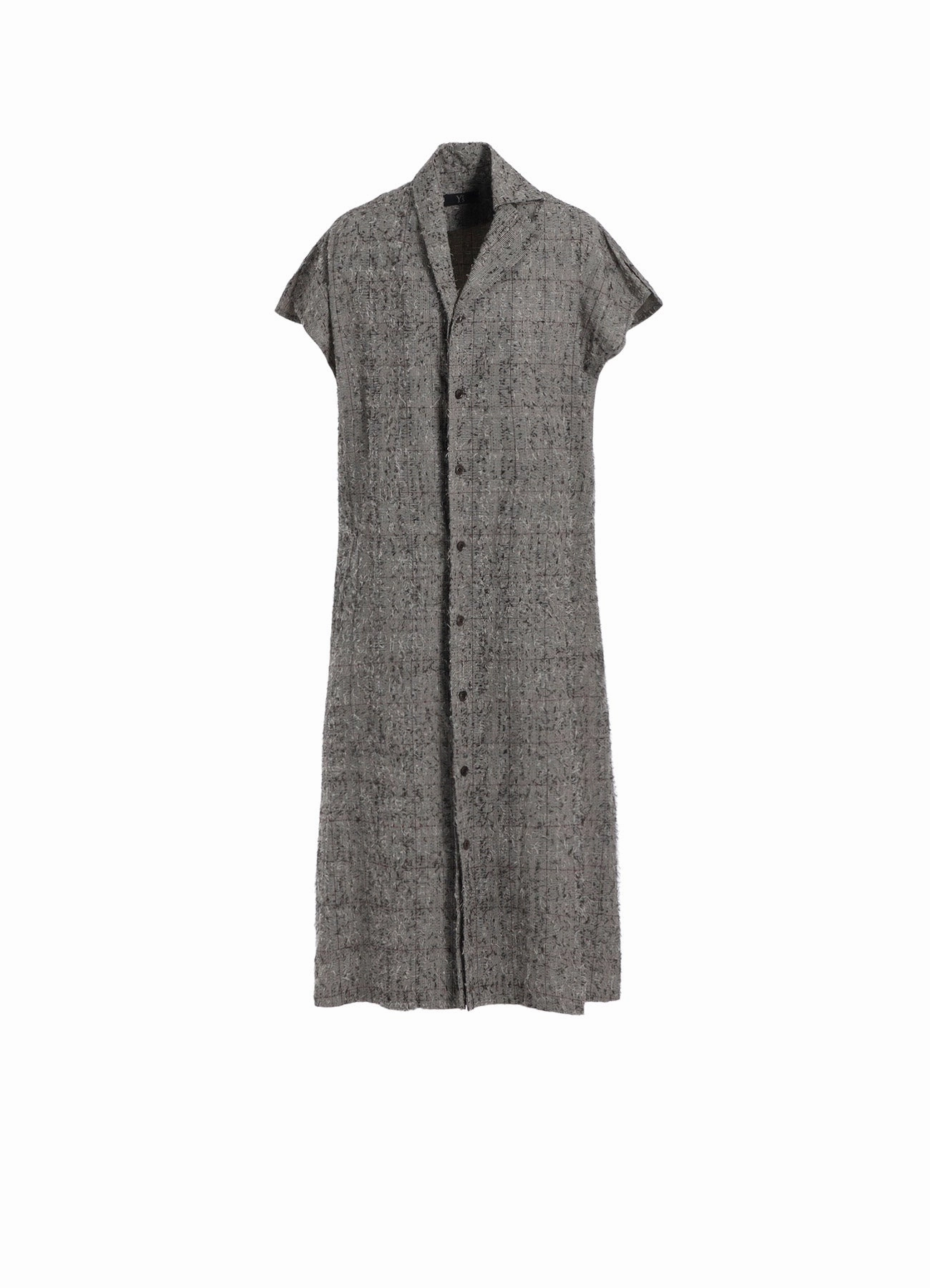 NEEDLE-PUNCHED FRENCH SLEEVE DRESS Date-Night Vibrant evening gown