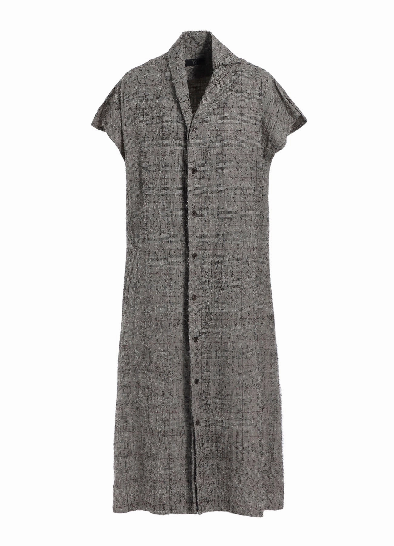 NEEDLE-PUNCHED FRENCH SLEEVE DRESS All Moments City Rhythm