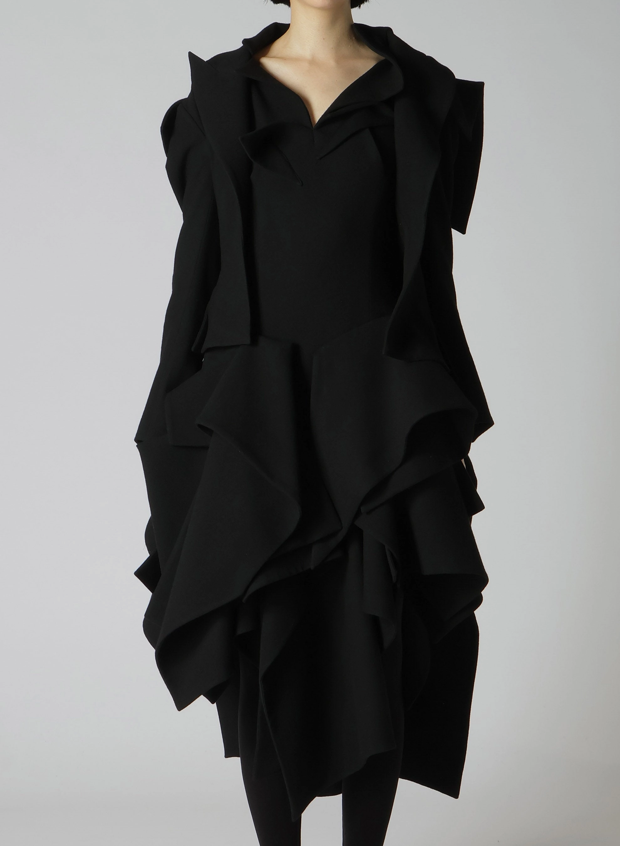 Fitness 1/18 FLANNEL D SLEEVES FLARED JACKET