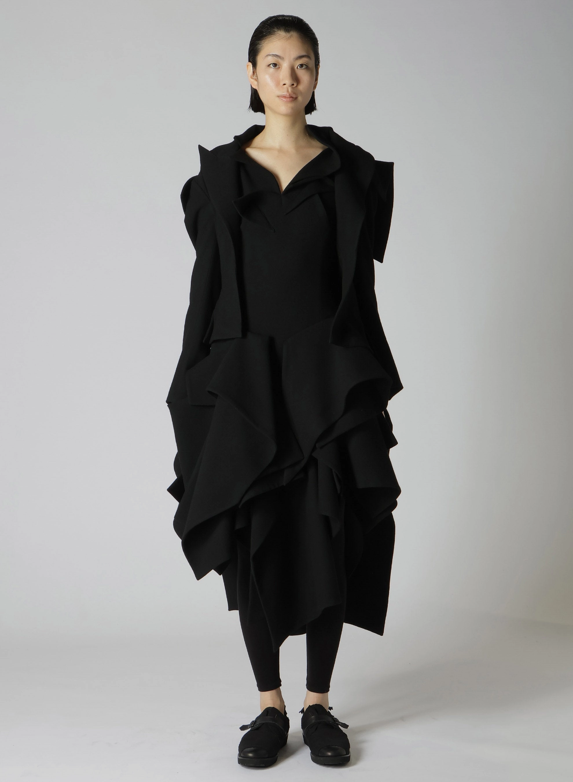 1/18 FLANNEL D SLEEVES FLARED JACKET Compression Friendly Fit