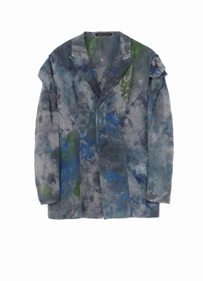 Timeless Form PAINT DESIGN SLEEVE HANG CLOTH JACKET