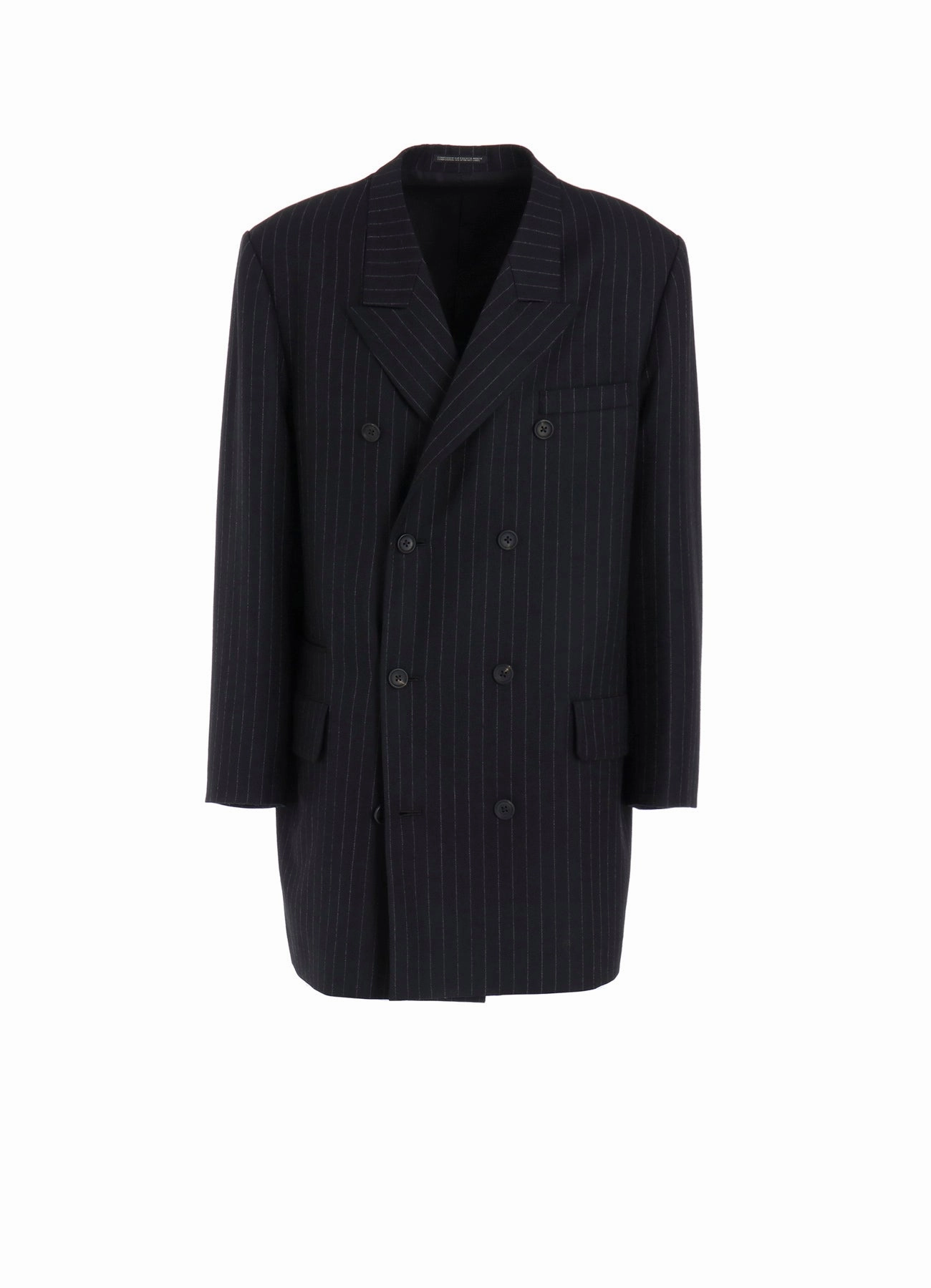 Sense STRIPED SERGE DOUBLE JACKET