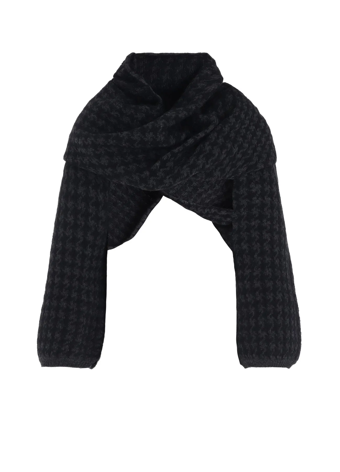 UV Protection YarnDyed Stripes HOUNDSTOOTH L BOLERO STOLE