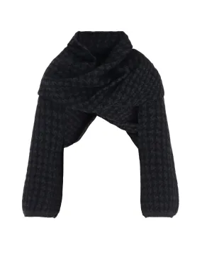 UV Protection YarnDyed Stripes HOUNDSTOOTH L BOLERO STOLE