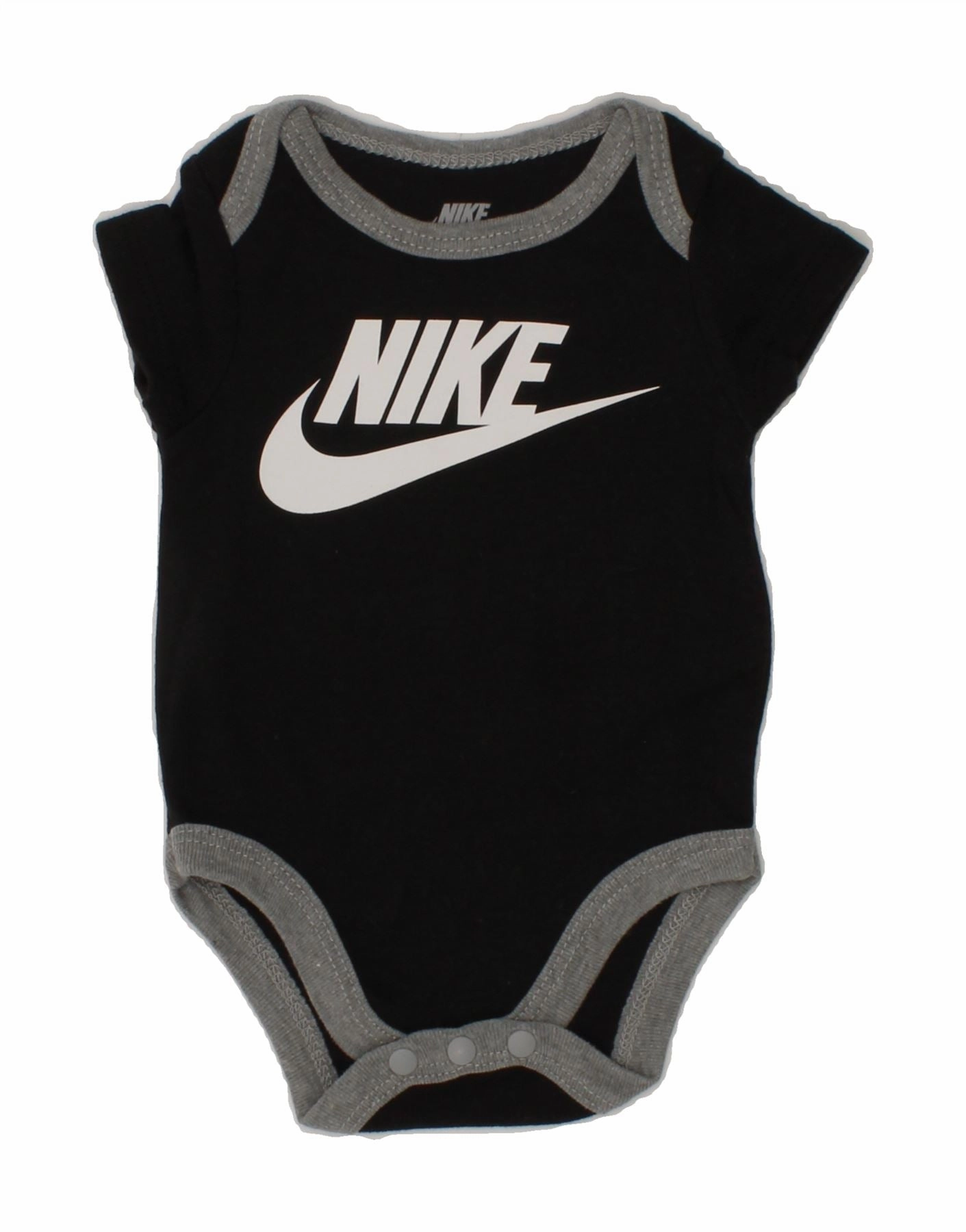Home Holiday Sport Bold NIKE Baby Boys Graphic Bodysuit 0-3 Months Black Cotton