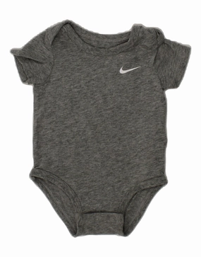 NIKE Baby Boys Bodysuit 3-6 Months Grey Cotton Shopping Stylish Slim Family