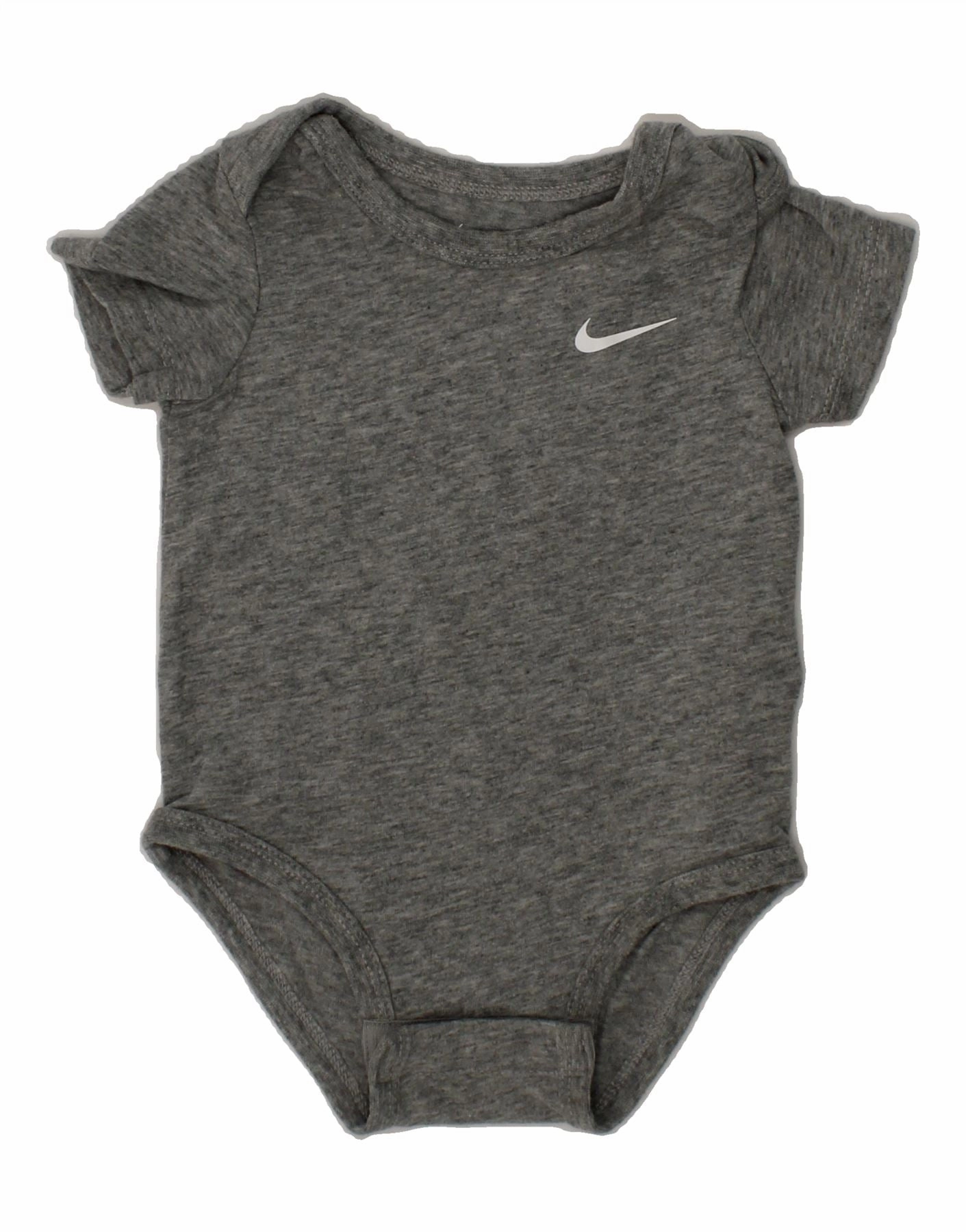 NIKE Baby Boys Bodysuit 3-6 Months Grey Cotton Shopping Stylish Slim Family