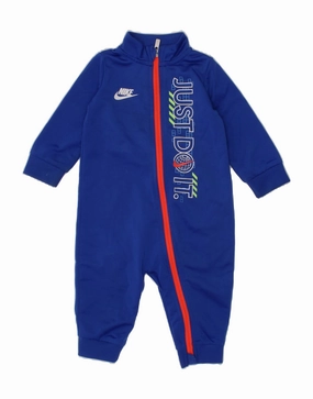 Premium Home NIKE Baby Boys Graphic Jumpsuit 6-9 Months Blue Polyester