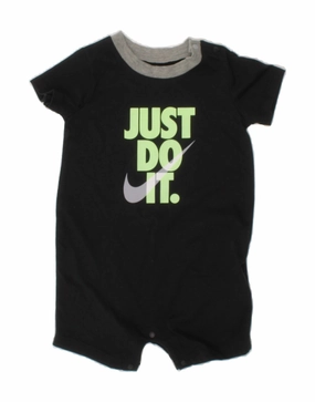 Shopping Athlete Premium Dynamic NIKE Baby Boys Graphic Playsuit 6-9 Months Black Cotton
