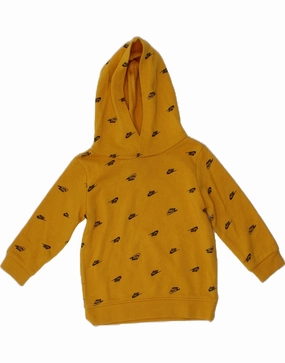 LowImpact Processing NIKE Baby Boys Hoodie Jumper 12-18 Months Yellow Cotton Sports