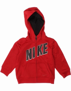 Seasonal Trend Breathable Merino Wool NIKE Baby Boys Therma-Fit Graphic Zip Hoodie Sweater 12-18 Months Red