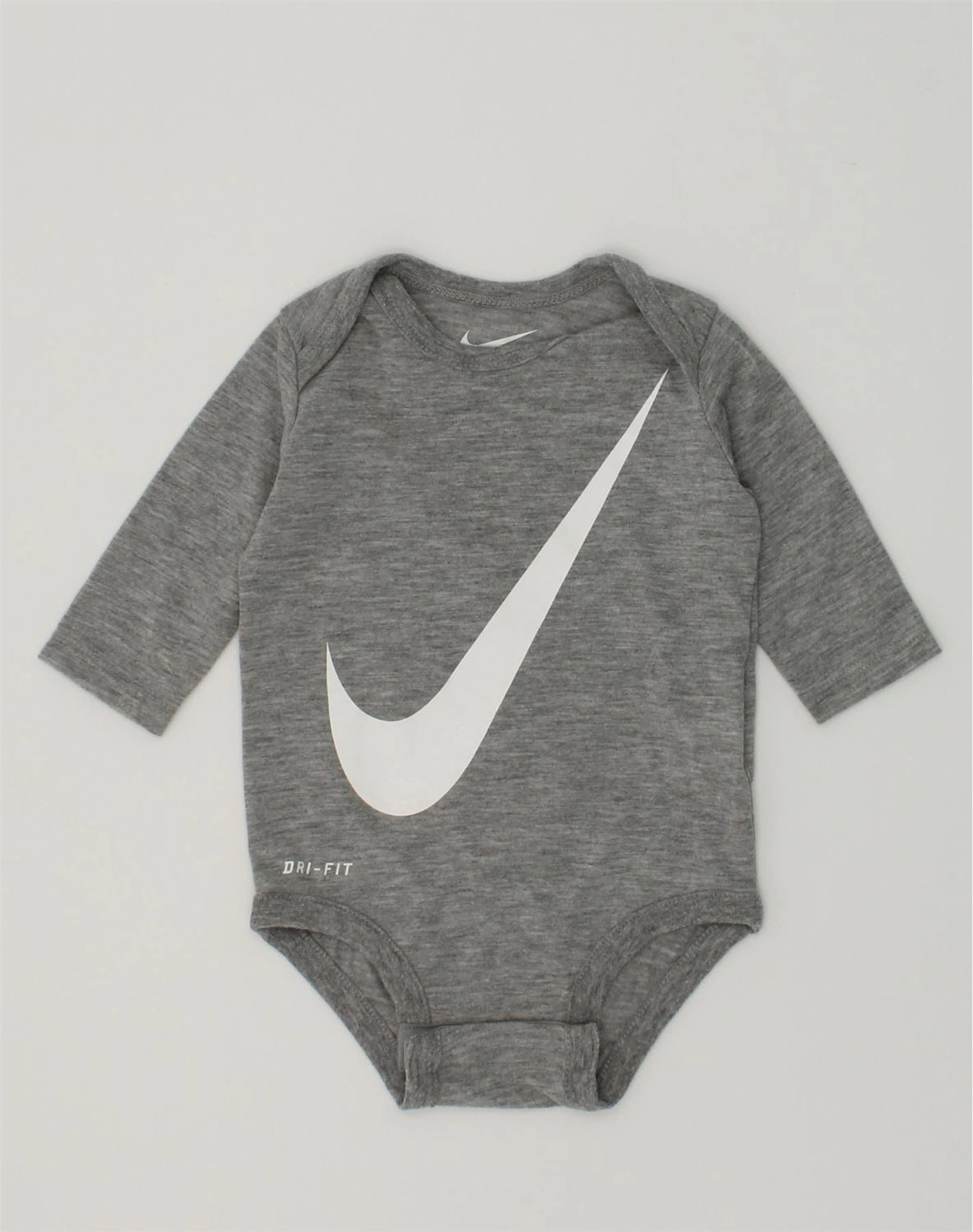 Versatile Outdoor Premium Family NIKE Baby Girls Dri Fit Graphic Bodysuit 0-3 Months Grey Cotton