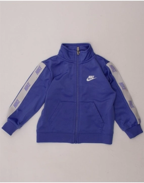 discounted Stage NIKE Baby Girls Graphic Tracksuit Top Jacket 12-18 Months Purple Polyester