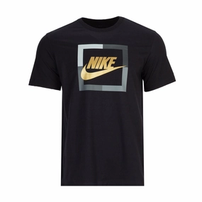 Streetwear Style Oversized Fit Nike Futura Open Block Tee -Mens