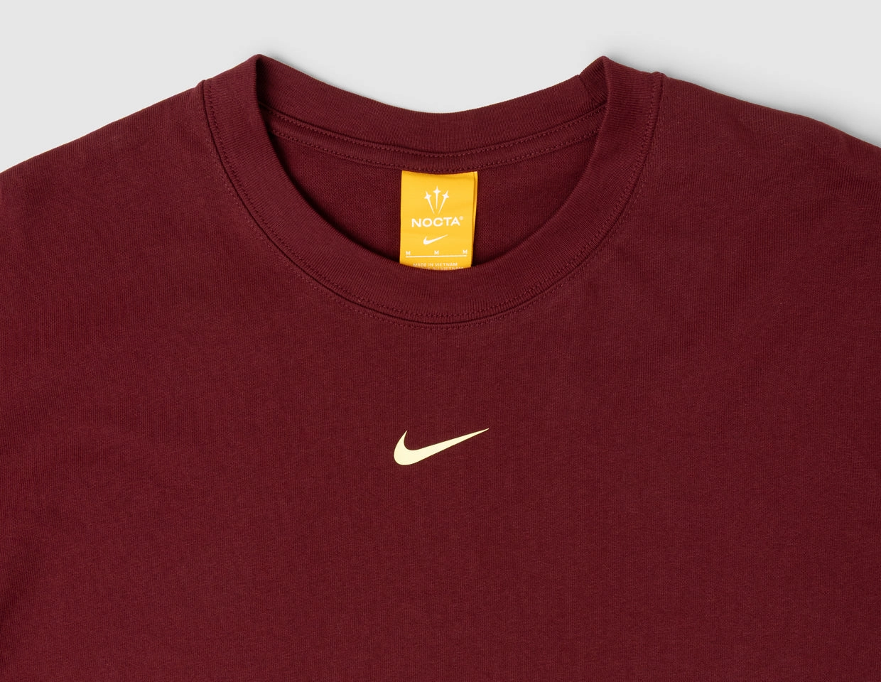 Eco Certified Fiber Nike NOCTA CS T-Shirt Dark Beetroot / Citron Tint