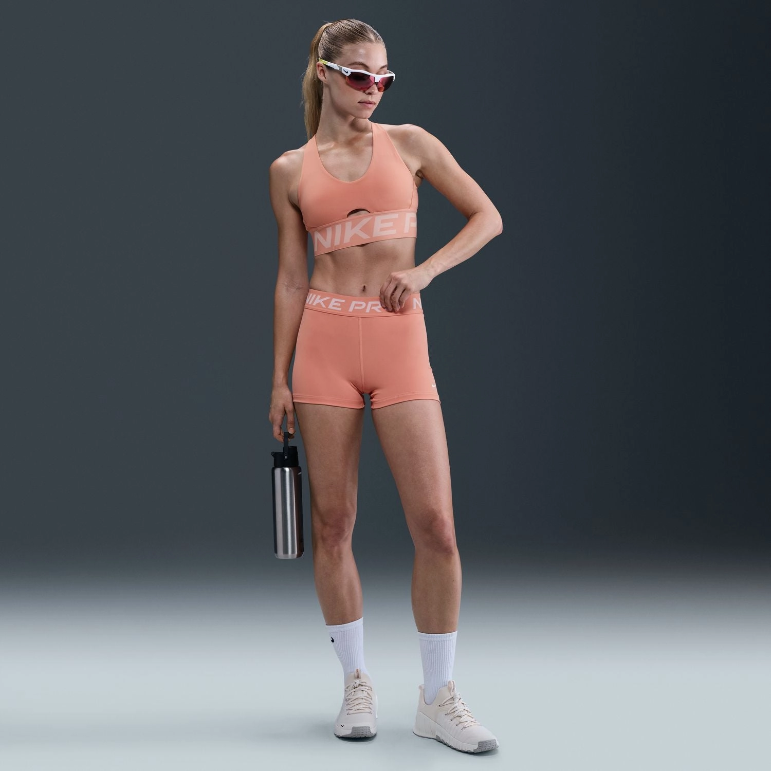 Nike Pro 3" Bike Short - Womens Glide On Waist System