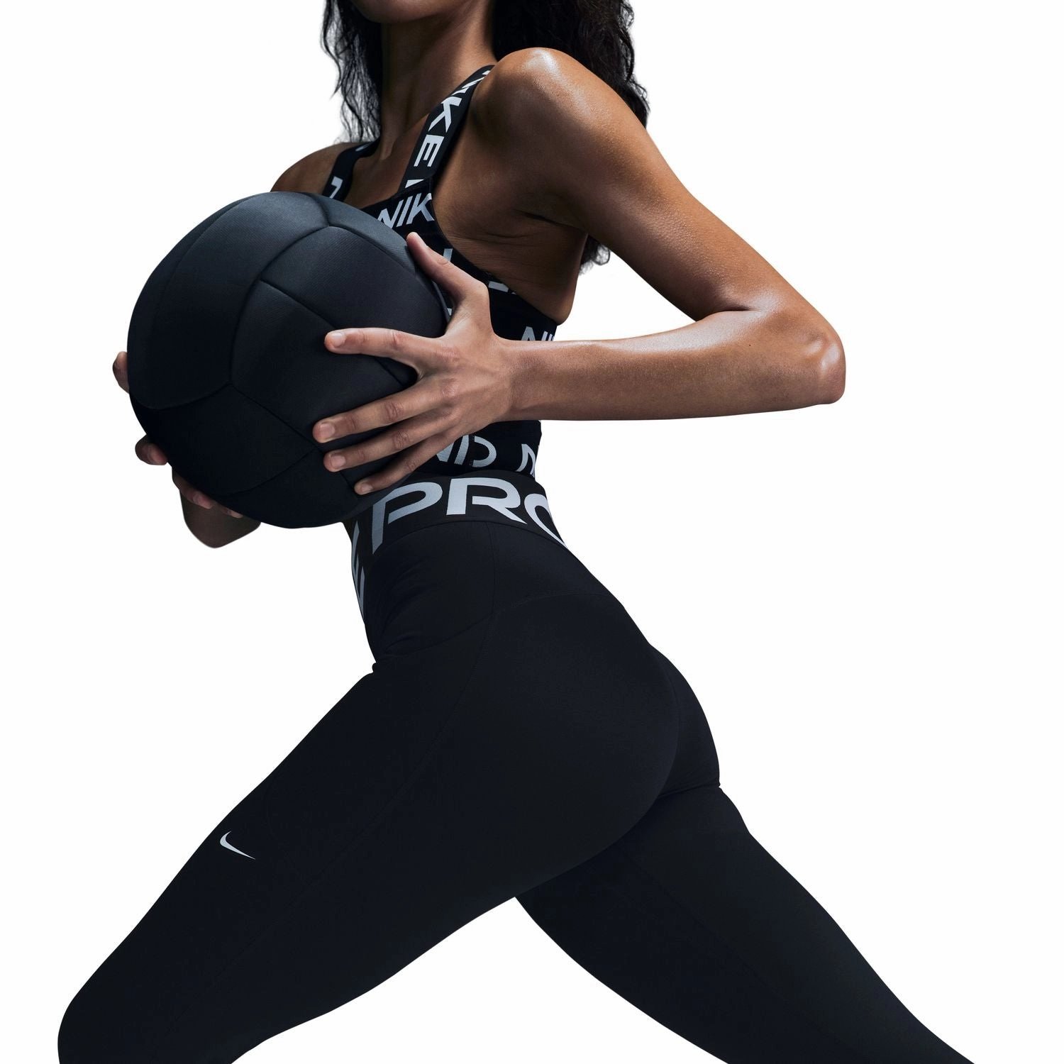 City Walk Lightweight Material Flatlock Seams Nike Pro Sculpt HR 7/8 Pocket Tight - Womens