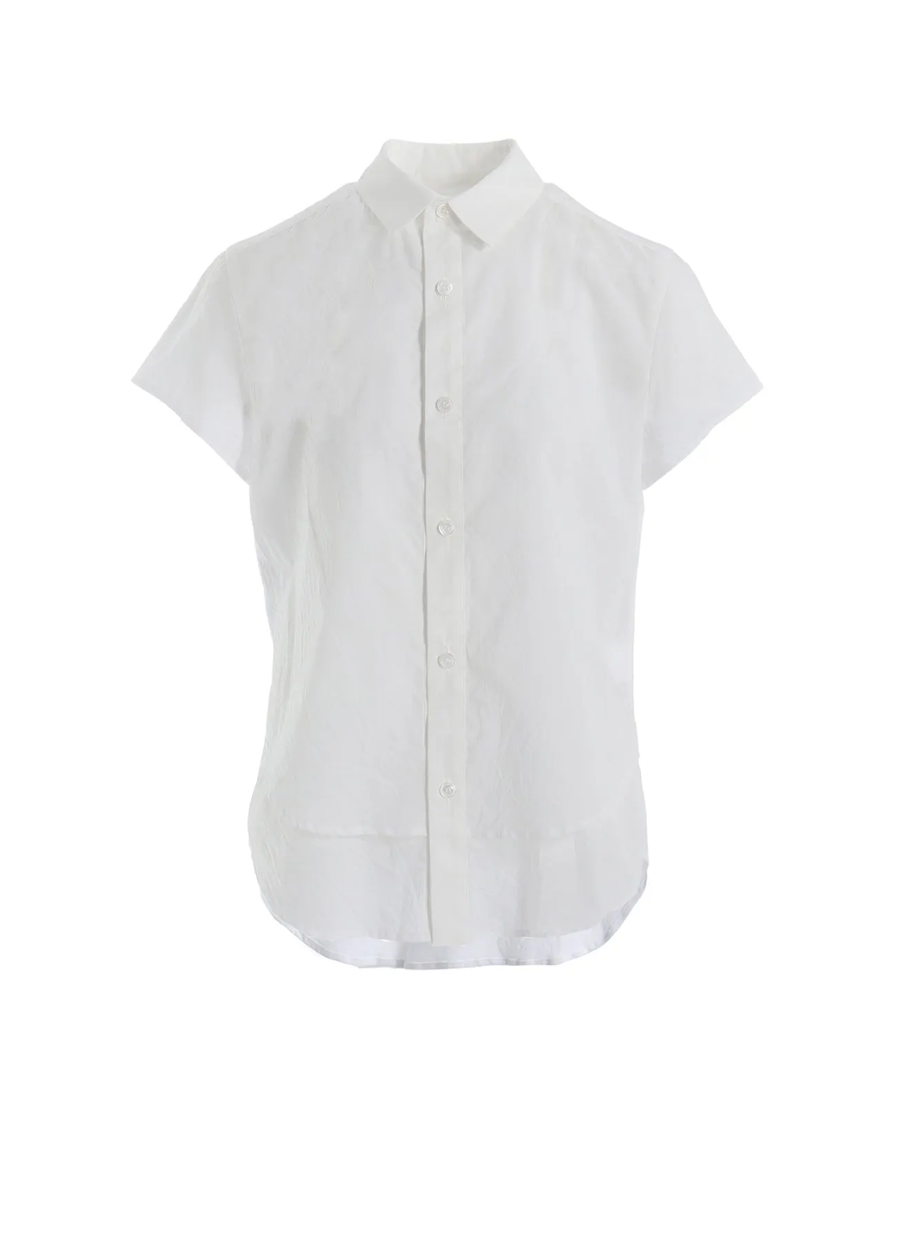 COTTON LAWN DOUBLE LAYERED FRONT HEM BLOUSE Anti Static Treatment