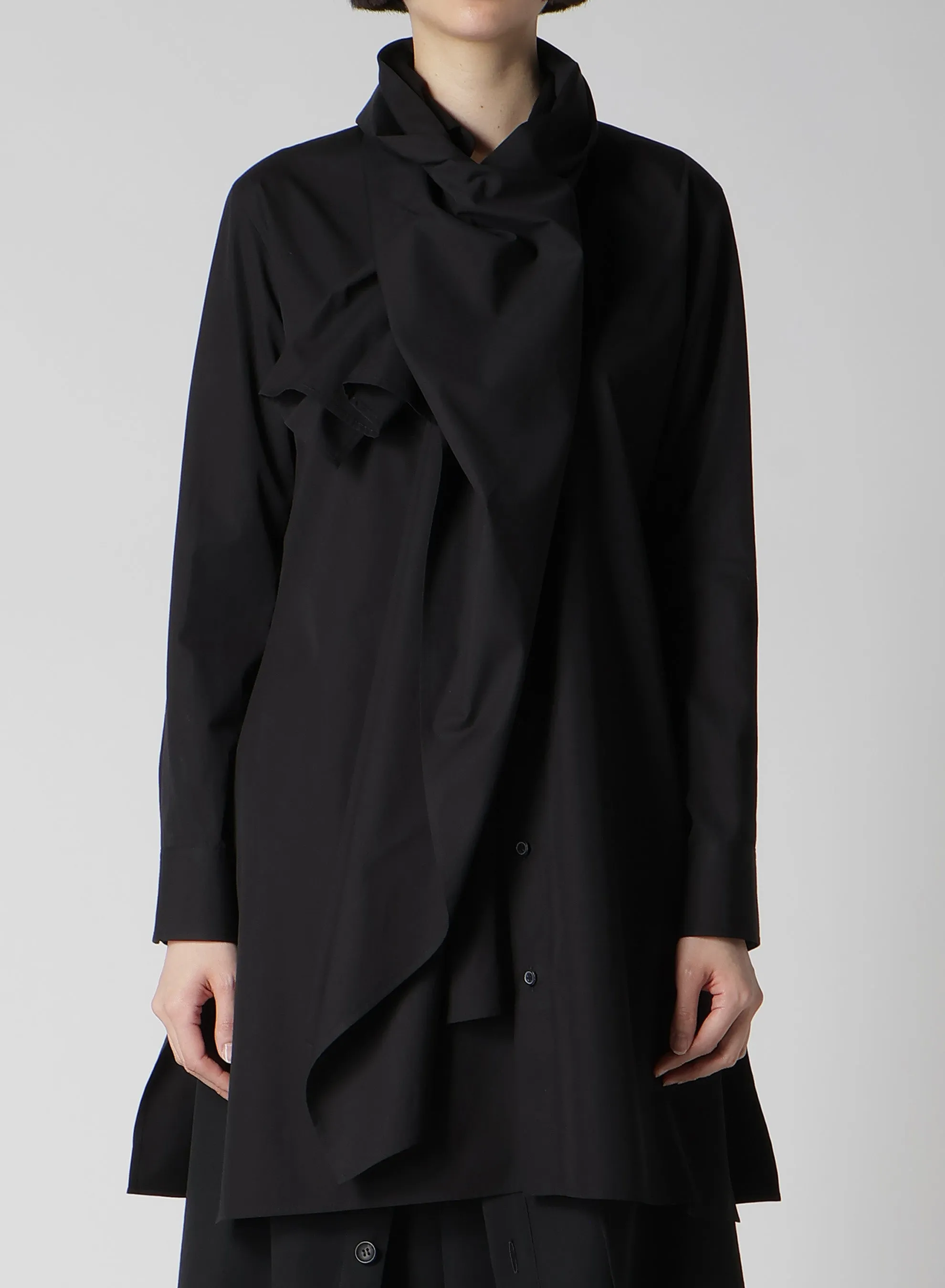 Unisex Choice ethical fashion P?100/2 BROAD STOLE DETAIL SHIRT