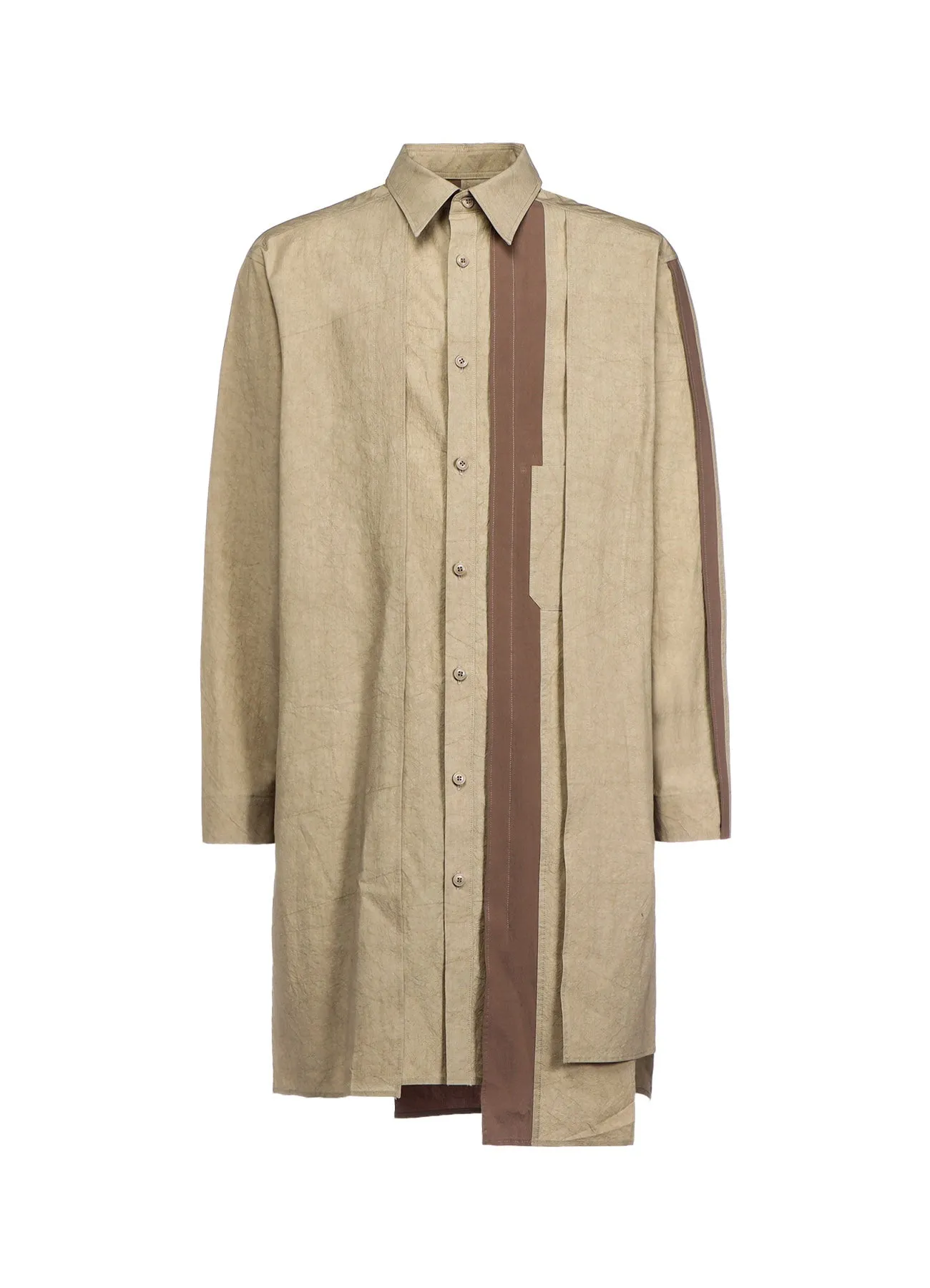 MULTIP PANEL CLOTH BLOUSE Reinforced Buttonholes Versatile Look