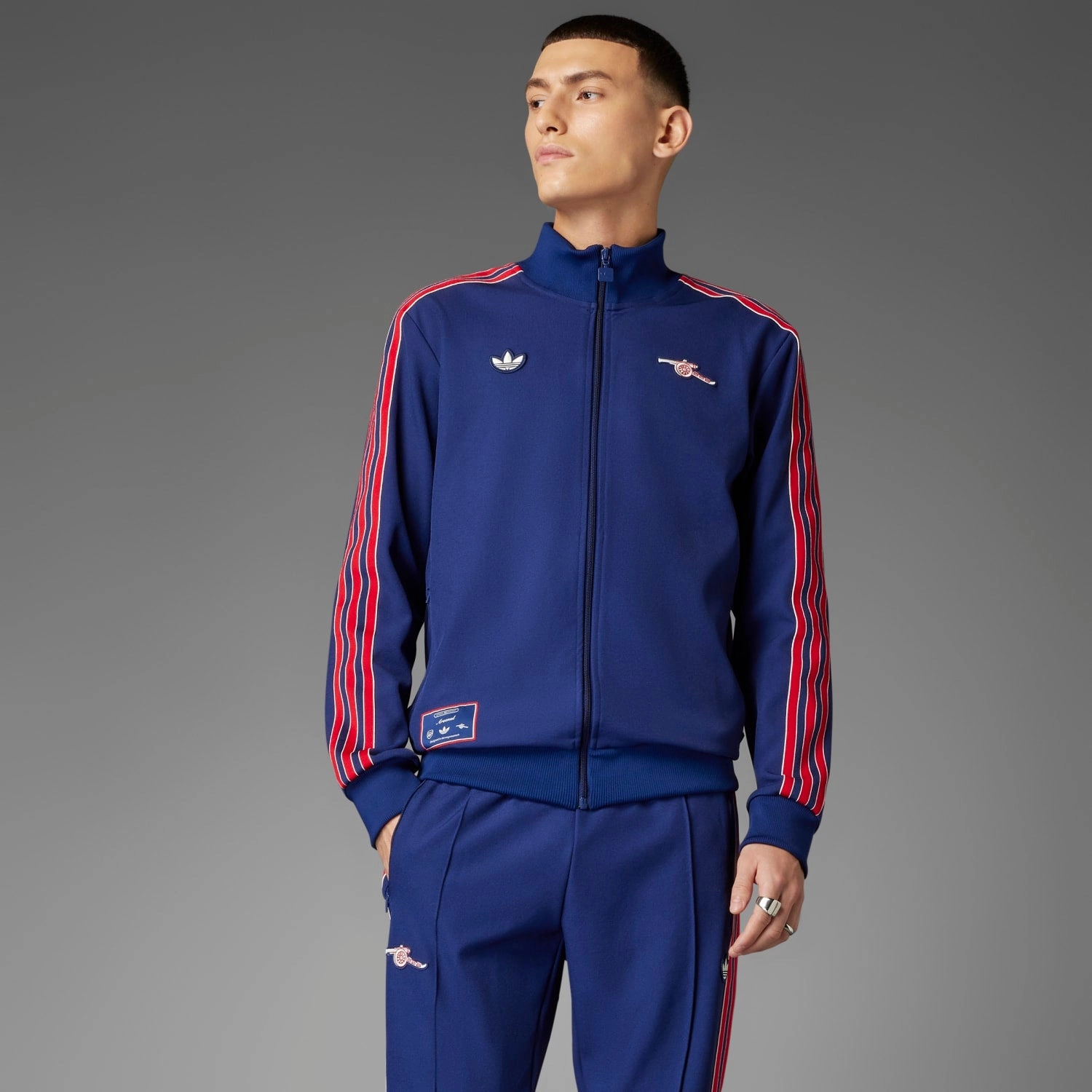 Arsenal Icon Track Jacket - Mens Performance Optimized Fit