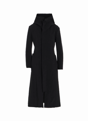 Ny/Si TAFFETA HOODED ZIP COAT Sunday Walk Style