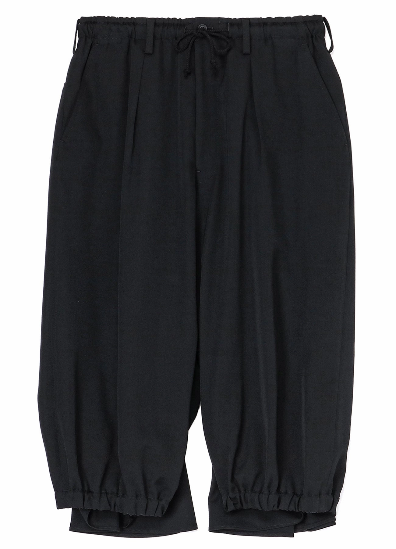 WOOL GABARDINE STANDARD CROW PANTS Comfy Look