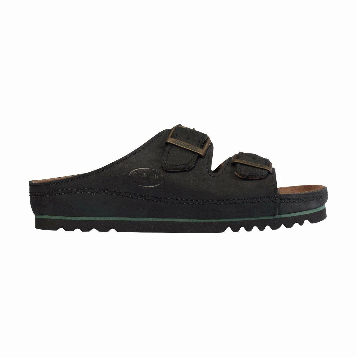 Women's sandals Scholl Air Bag Black Beige Classic Comfort