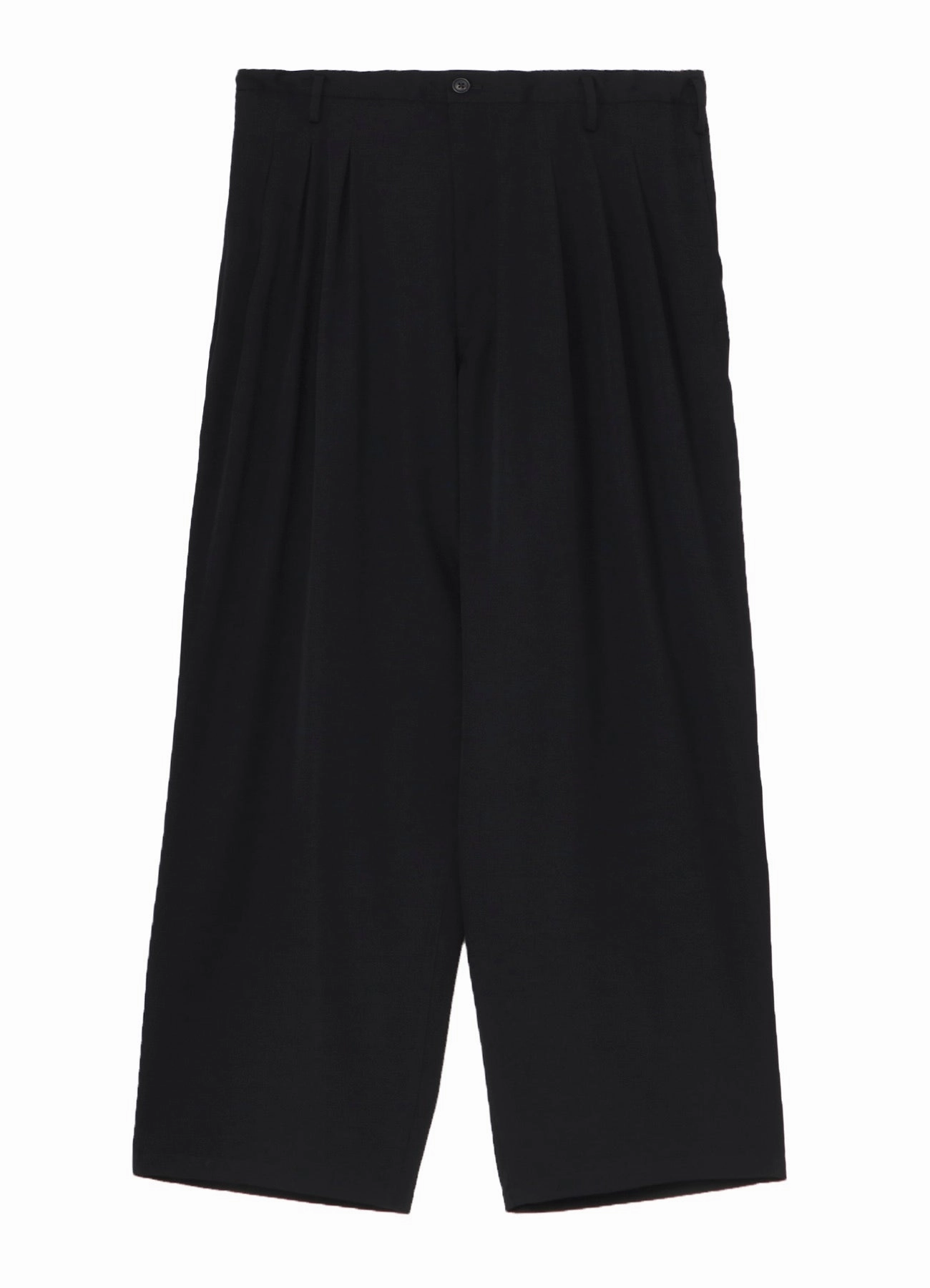 WOOL GABARDINE 12-TUCKS PANTS Lightweight Feel