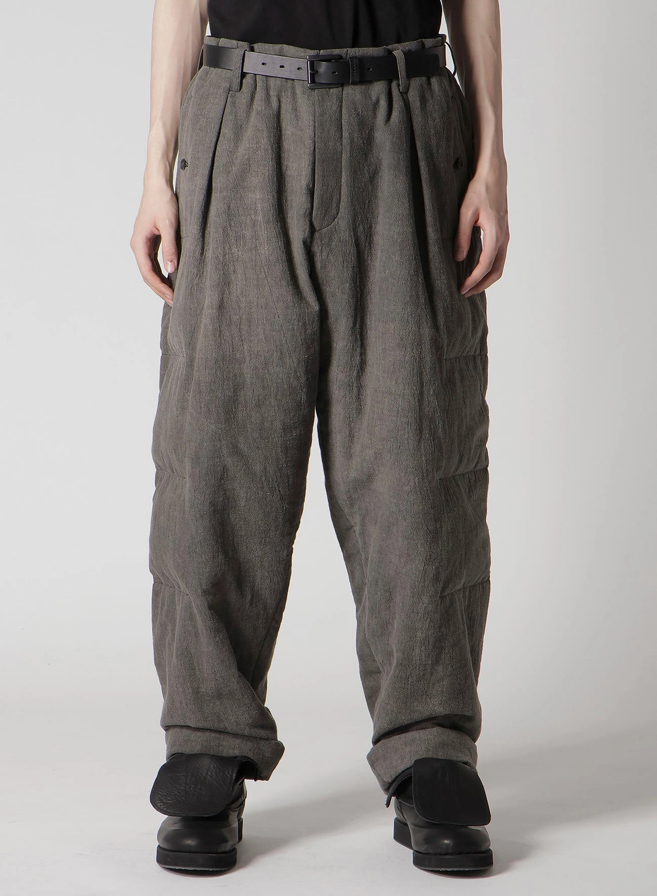 COTTON LINEN SHEETING  HORIZONTAL PADDED PANTS Comfortable Fabric Day To Night