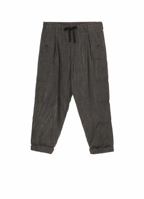 NonSlipInnerGrip COTTON LINEN SHEETING  HORIZONTAL PADDED PANTS