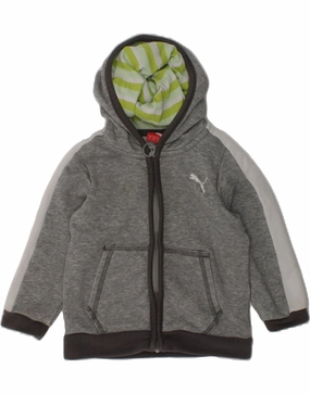 Anytime Fit Office Warmth PUMA Baby Boys Zip Hoodie Sweater 9-12 Months Grey Cotton