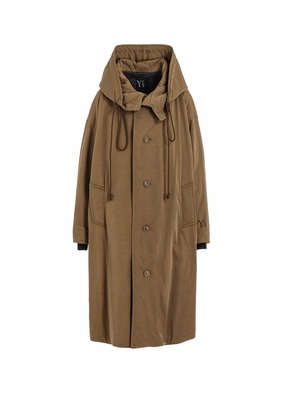 NY/ CHINO CLOTH HOODIE COAT Warm Layers