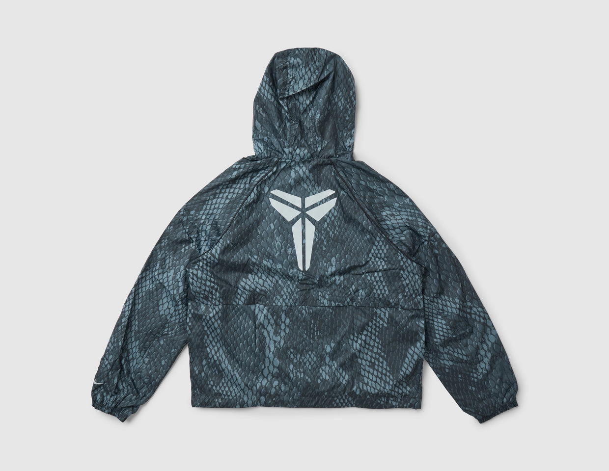 Water Repellent Finish Quick drying material Nike Kobe Woven Jacket Black / Reflective Silver