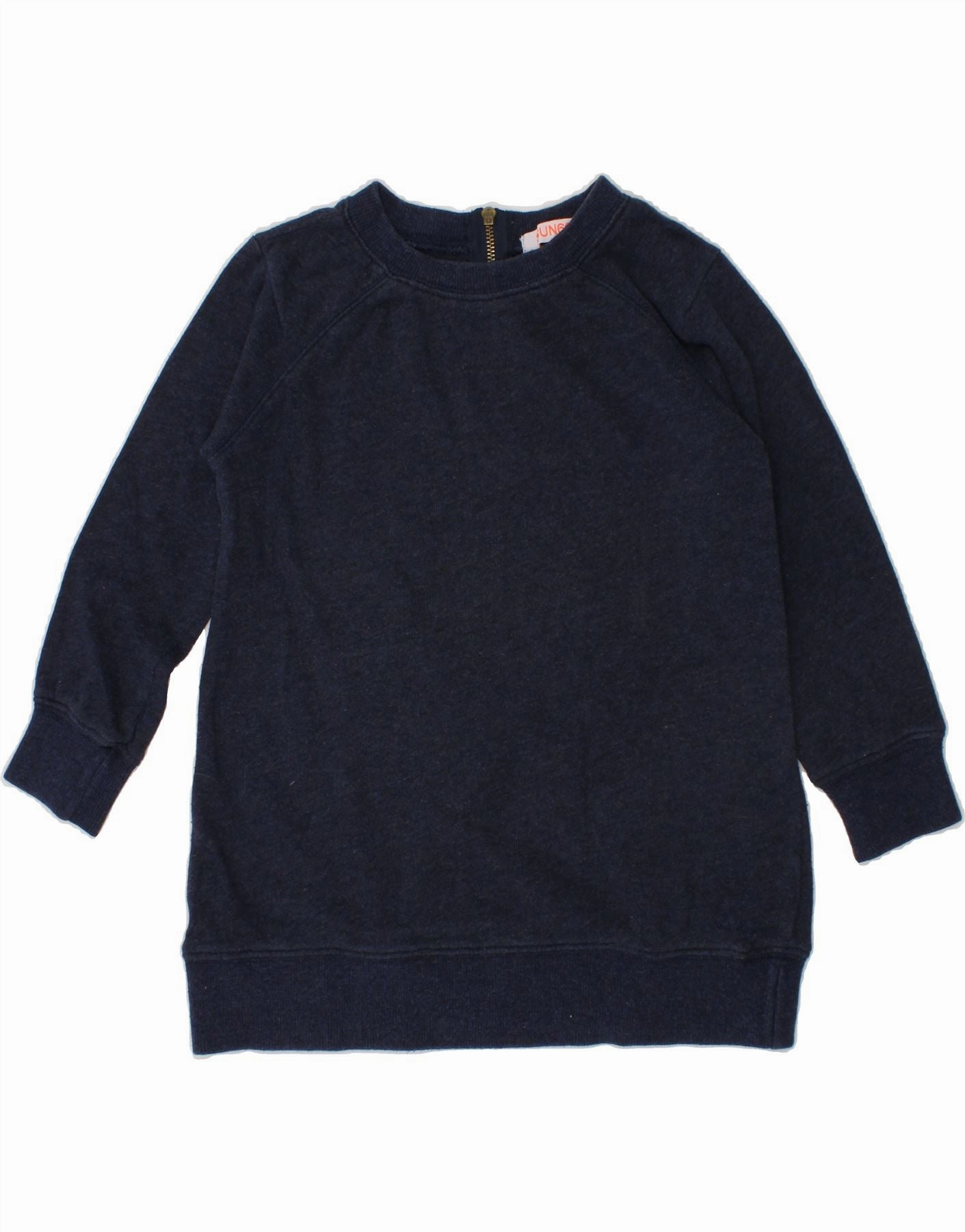 FrictionResistant Sleeves Layered Knit SUN68 Baby Girls Sweatshirt Jumper 18-24 Months Navy Blue Cotton