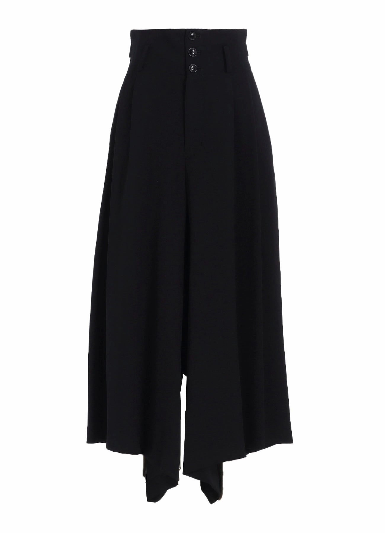 Cozy Design WOOL GABARDINE WIDE PANTS
