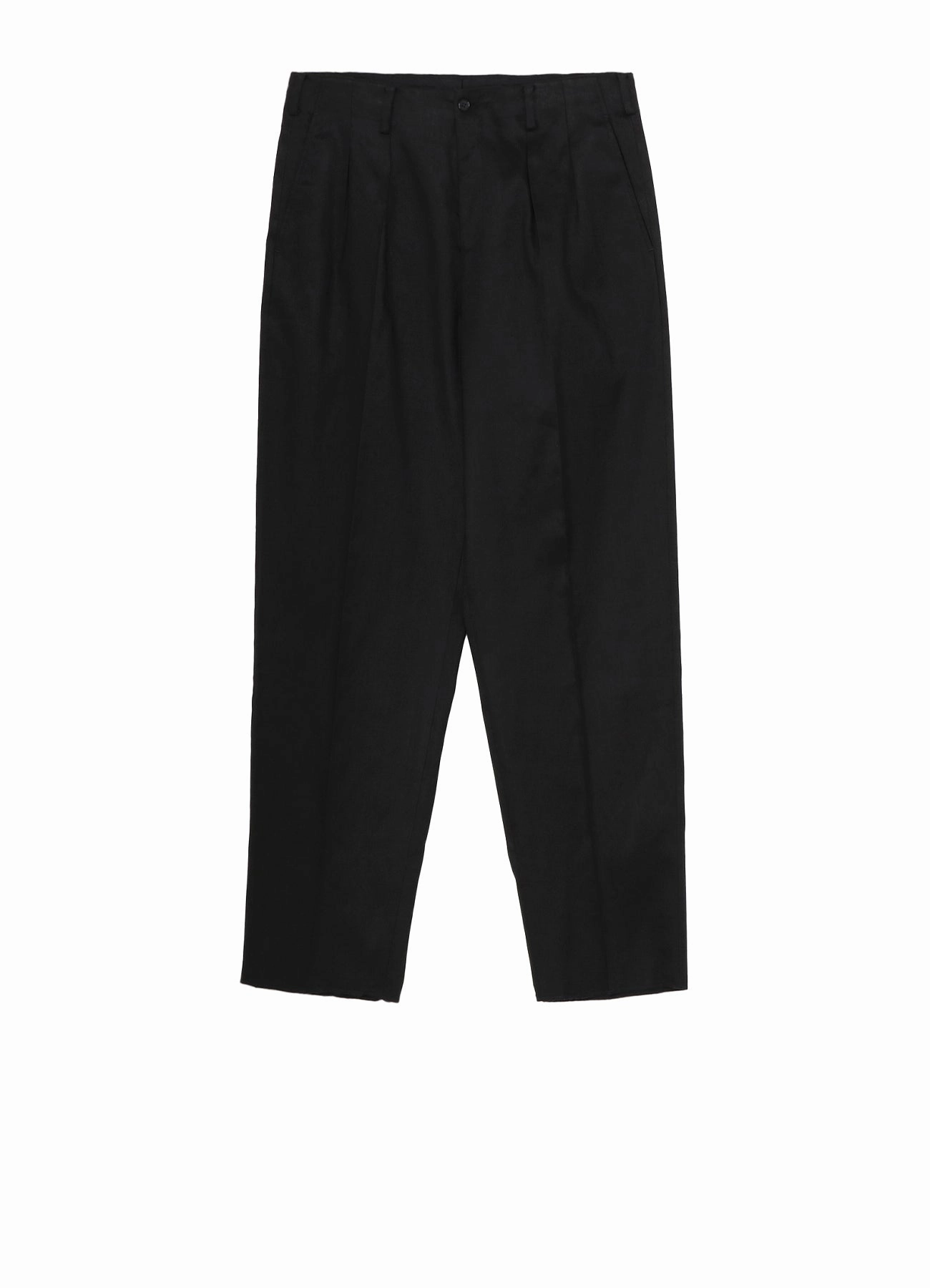 LINEN COTTON TWILL PANTS WITH 2-TUCKS Modern Wear