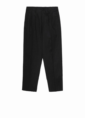 LINEN COTTON TWILL PANTS WITH 2-TUCKS Modern Wear