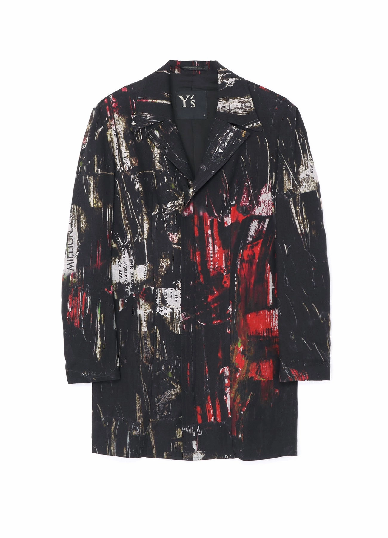 Notebook OIL PAINT PRINT RAYON JACKET