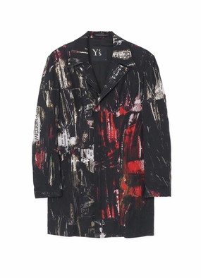 Notebook OIL PAINT PRINT RAYON JACKET