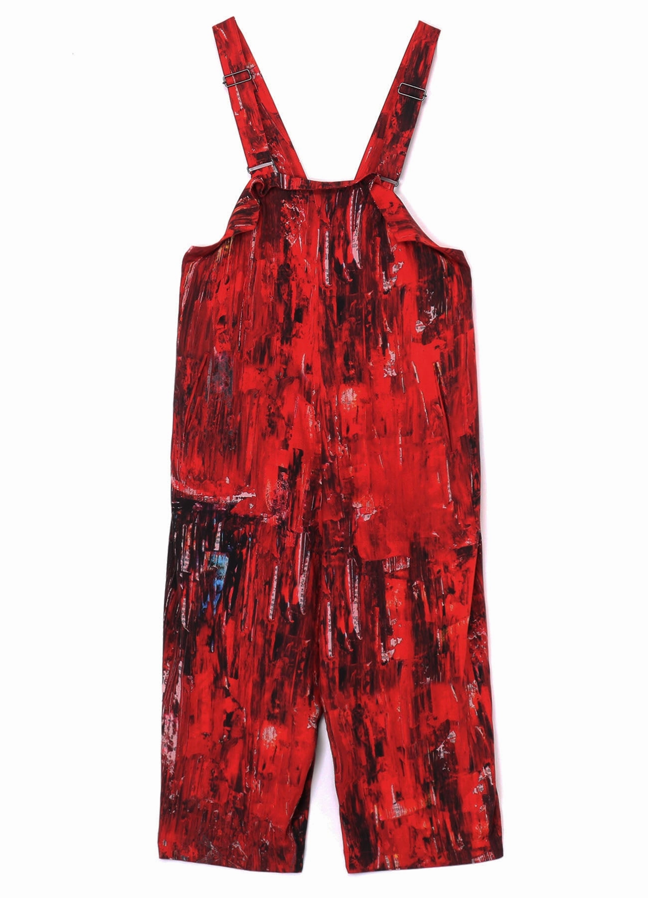 OIL PAINT PRINT RAYON SALOPETTES Trendy midi dress Classic structured dress