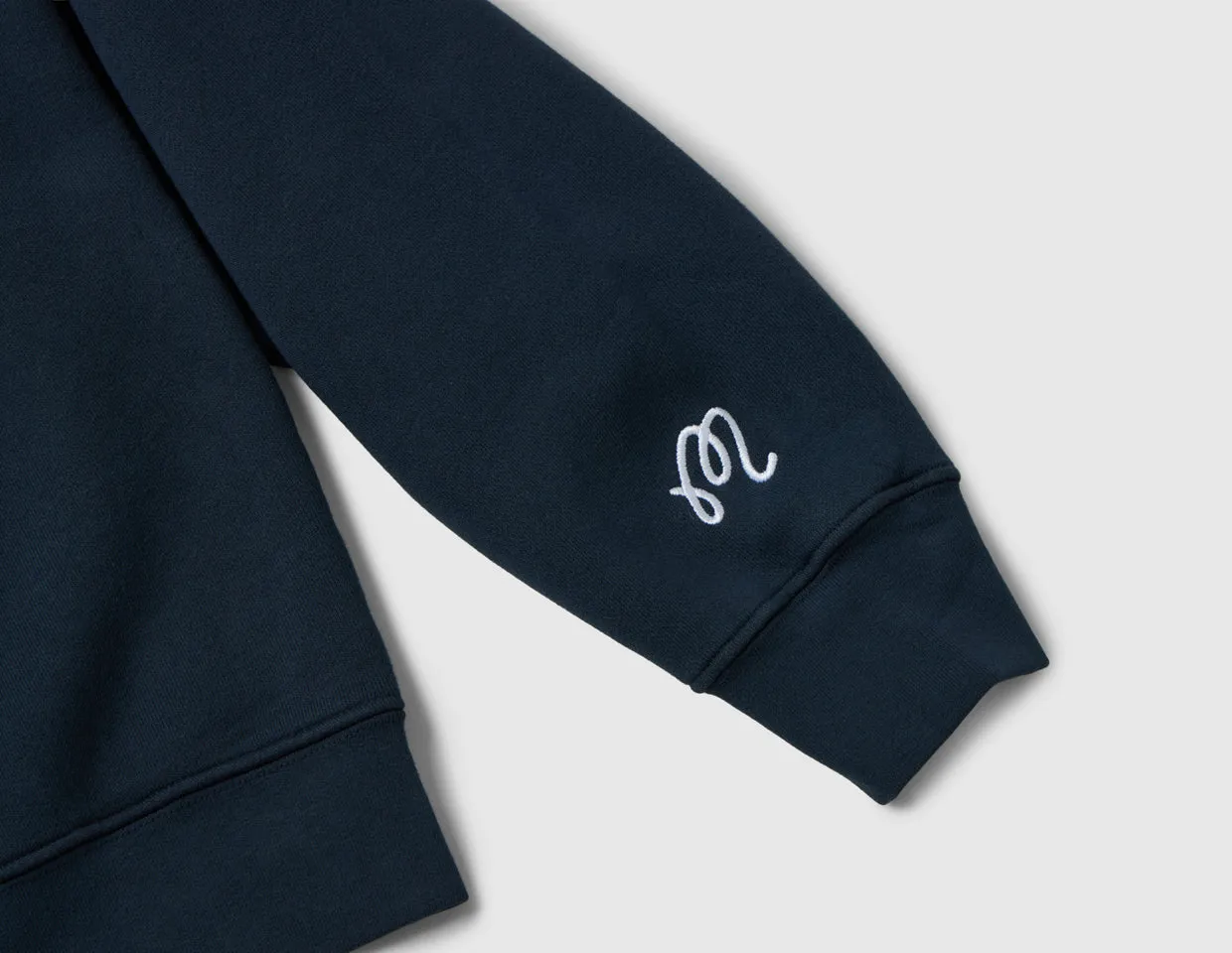 Bright Colors Malbon Fesque Hoodie / Navy